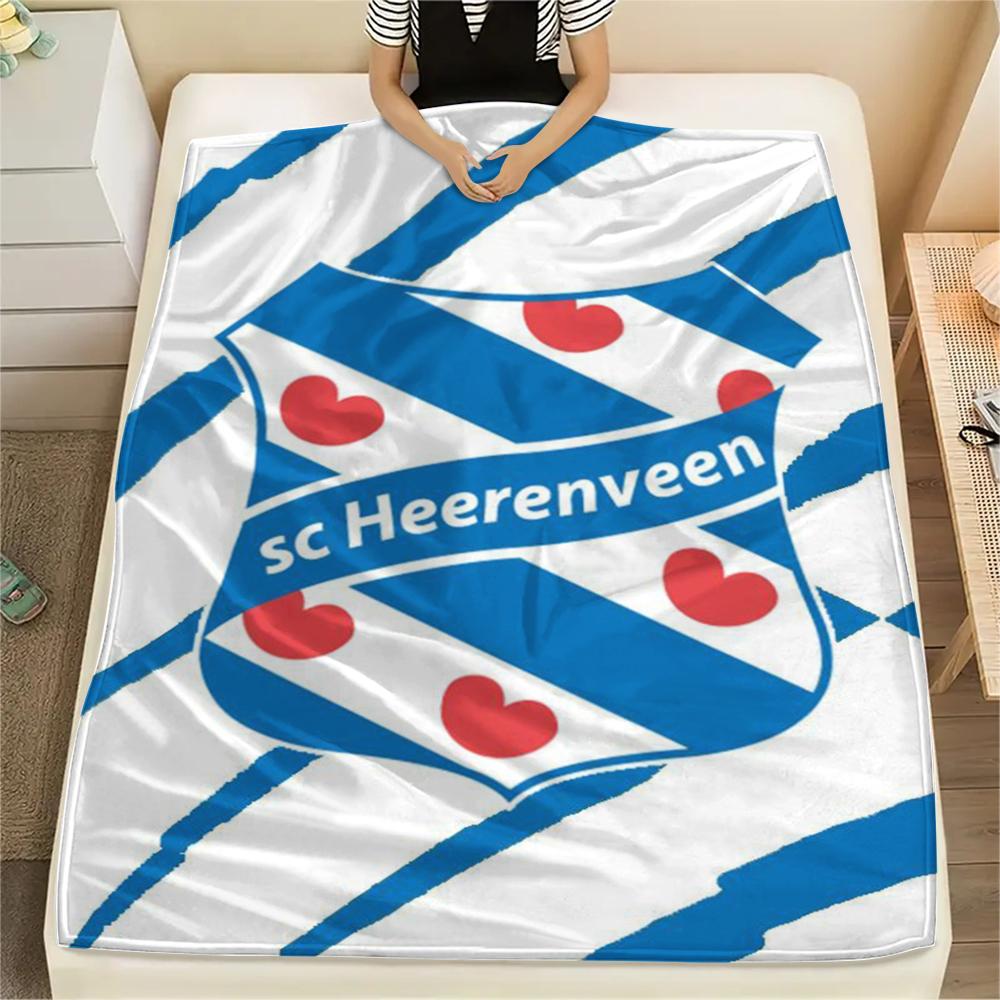 1pc SC Heerenveen Print Flannel Blanket, High quality Comfortable for All Seasons, Home Decor, Warmth and Comfort, Perfect for Christmas Gifts83