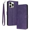 For iPhone 16 Pro Case 3 Card Holder Flip Folio PU Leather Phone Cover