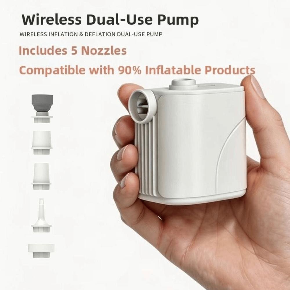 Portable Electric Air Pump Fast Inflator Inflator Small Pump Wireless Air Inflator Camping
