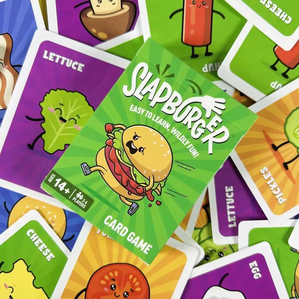 Быстрая карточная игра - Хватай Бургер  2-6 Игроков Настольная игра Игры для Семьи и Друзей Веселая карточная игра Для вечеринки Игровой вечер в походе