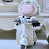 Doll Scooter Toy with Light And Music Cute Mini Motorcycle for La Bubu Accessories Interactive Desktop Decor for Doll Collectors