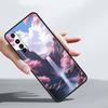 Розовый закат в горах Чехол для Realme C67 C63 C55 C53 C35 C25 C21 GT 2 3 5 6 10 11 12 13 Pro Plus 5G Мягкий ТПУ Чехол для телефона Fundas