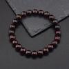 5A Natural Garnet Stone Femme Wine Red Bead Bracelet Women Bangle Men Bracelet Lucky Energy Healing Jewelry Valentine's Day Gift