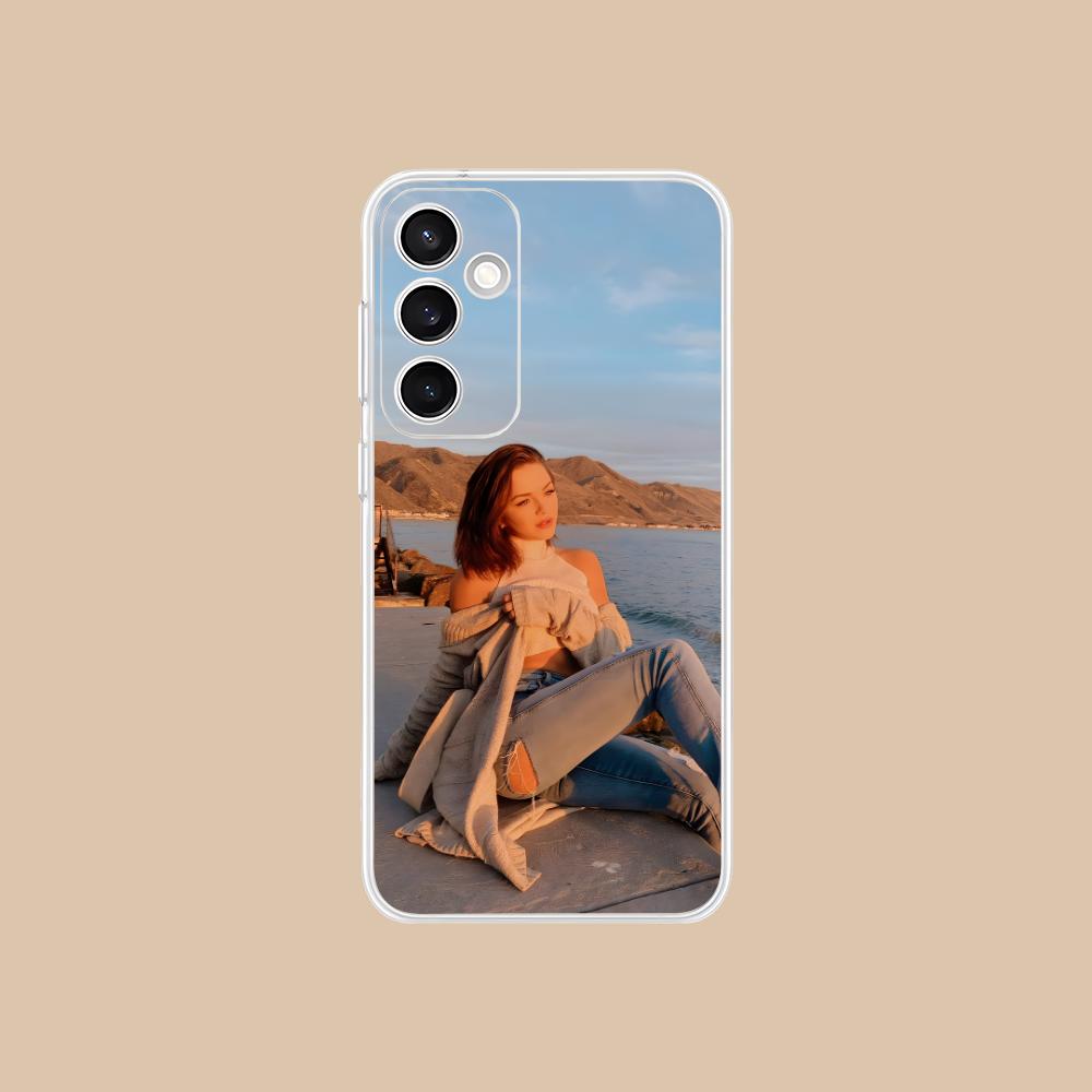 Чехол для мобильного телефона Oana Gergory для Samsung Galaxy S25 S24 S23 S22 S21Plus FE Ультрапрозрачный Цветной Чехол Роскошный Красивый