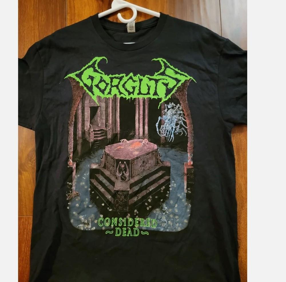 Gorguts Считается Мертвым Коллекция Альбомов Футболка Всех Размеров Унисекс Футболка