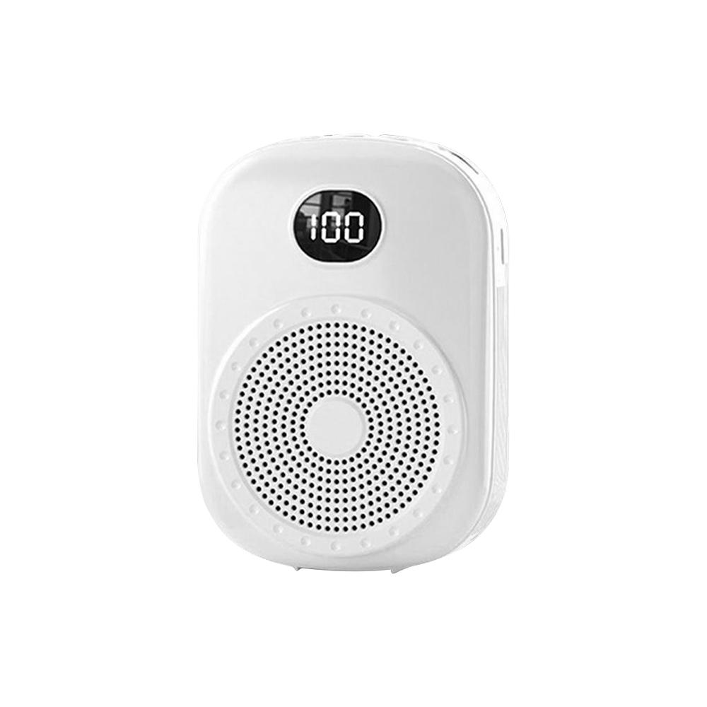 Voice Amplifier Portable Megaphone PA System with Wired Head Mounted Microphone BT Wireless