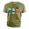 Men's Funny St Patrick's Day T-shirt Irish Patriotic Gift Tee Beer Drinking Tee