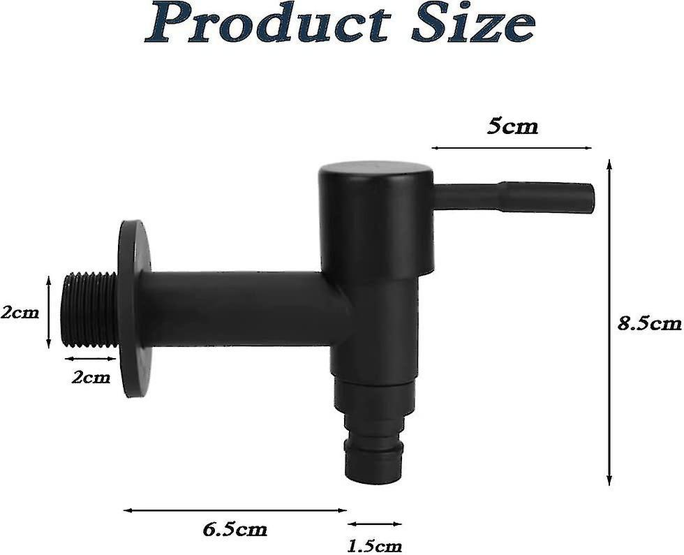Настенный садовый смеситель из нержавеющей стали, цельный настенный смеситель для стиральной машины, G1/2 дюйма, подходит для балкона, ванной комнаты, кухни, сада