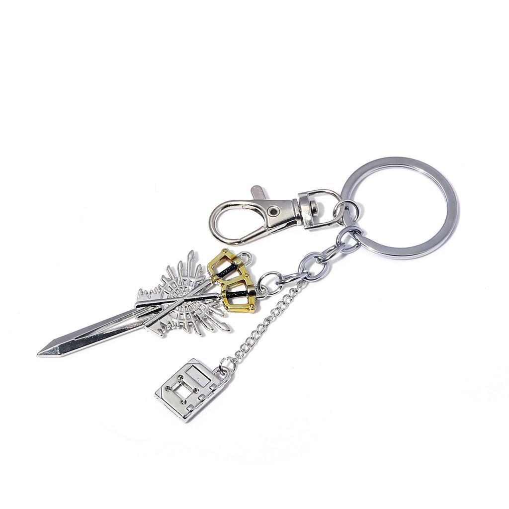 Брелок Kingdom Hearts Микки с подвеской из цинкового сплава для подарка и украшения вечеринки