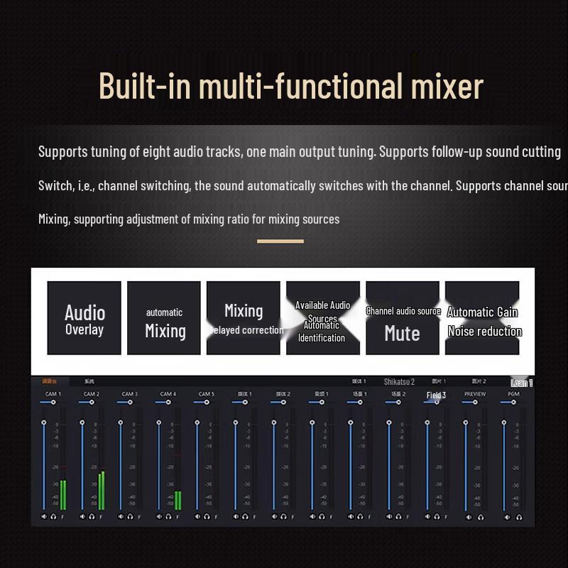 Saitianying Multi-Camera Live Broadcast Switcher Console (CN version)