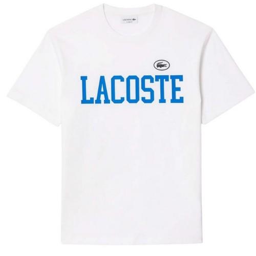 Lacoste Mens Contrast Cotton Badge T-Shirt
