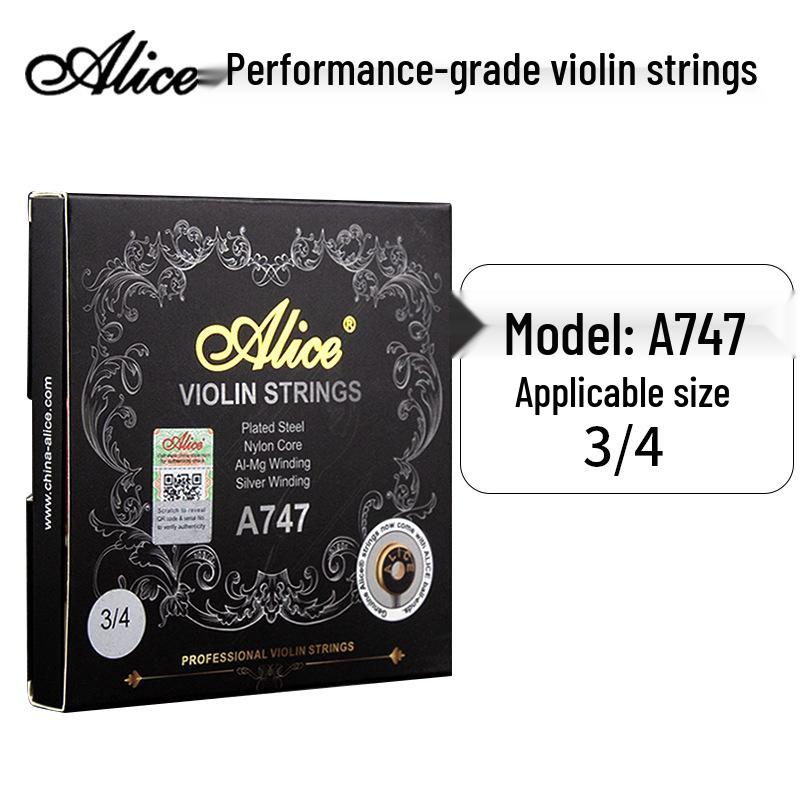 Струны для скрипки Alice Nylon Полный комплект A708 A747 A703 - Уровень экзамена и исполнения
