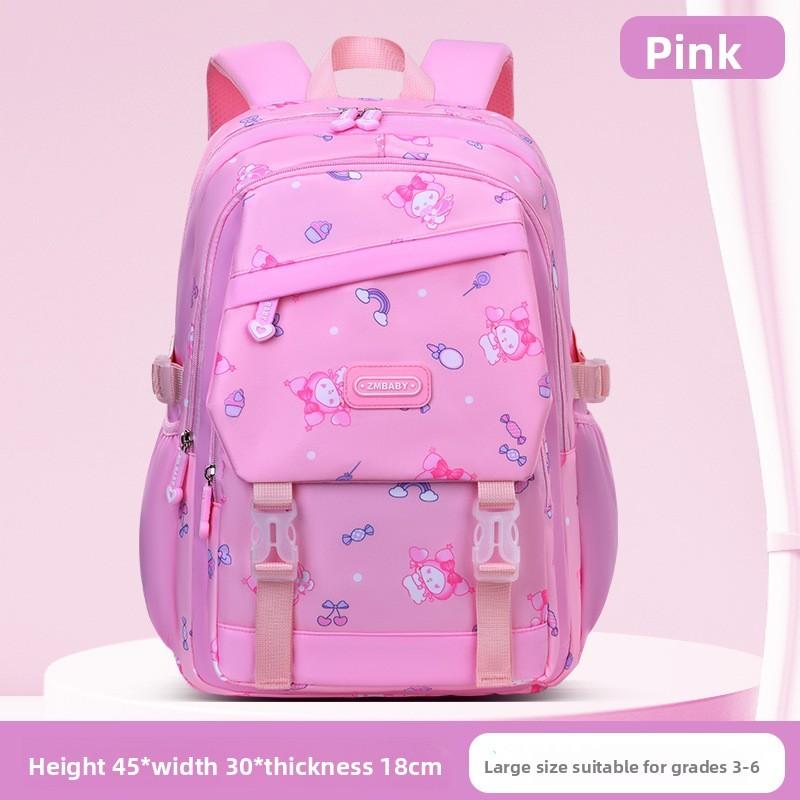 Kuromi Childrens School Backpack With Breathable Nylon And Padded Straps For Girls
