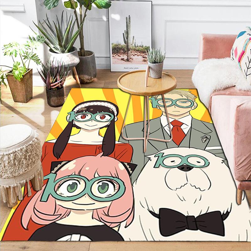 Anime digital family Rug Floor Mat for Living Room or Bedroom Soft and Comfortable Carpet a Gift for Birthday and Holiday.MFF0918180