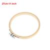 Fashion Handmade Bamboo Sewing Tools Embroidery Hoop Round Loop Cross Stitch Frame