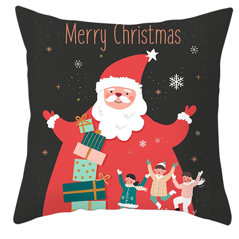 Новая Рождественская наволочка «Снеговик», Рождественская иллюстрация, Наволочка для домашней подушки
