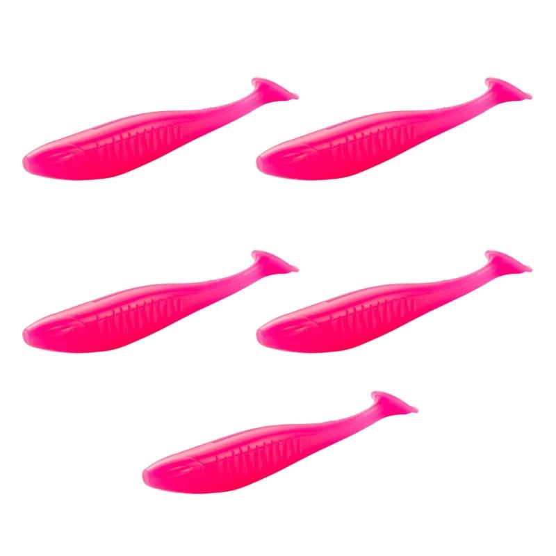 5 шт. Искусственные приманки Рыболовные приманки Swimbait с хвостовым лепестком для ловли форели и судака Приманки для ловли в соленой воде