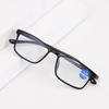 Classic Black Portable Anti-Blue Light Eyeglasses Ultra Light Frame Eye Protection Reading Glasses