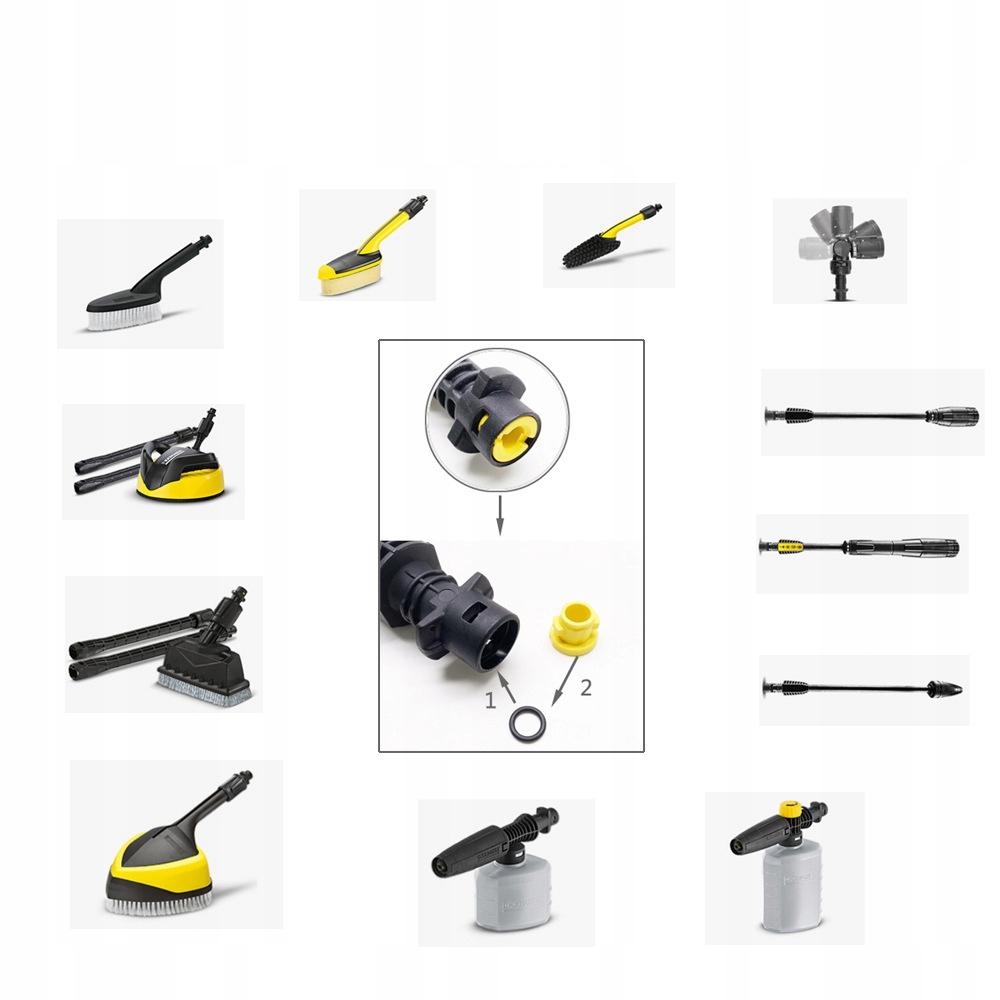 Rosfix Seal Kit for Kärcher K Series 2.640-729.0 + 10M Click-Click High Pressure Hose for Kärcher K2 K3 K4 K5 K6 K7 Pressure Washers