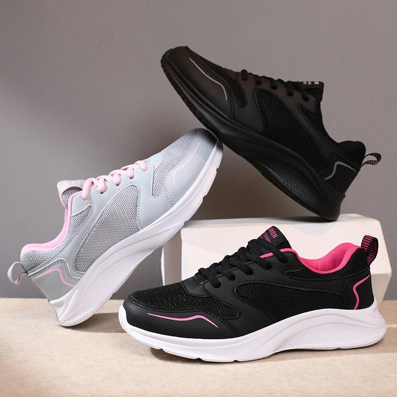 New ultra-light mesh sneakers, lightweight soft-soled mother shoes, spring and autumn morning exercise fitness running shoes