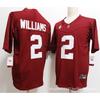 Mens Cotton Blend Rugby Jersey Training Shirt With Embroidered Number 4 Player Names Milroe Williams NCAA Style