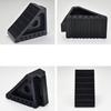 Car Parking Wheel Stops Rubber Non Slip Stoppers Heavy Duty Wheel Chocks For Trunk Toolbox Trucks Trailer Outdoor Automotive