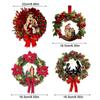 2D Acrylic Pendant Christmas Wreaths Front Door Wreath Accessories Christmas Crafting Supplies Wreath Wreath Decorations Craft