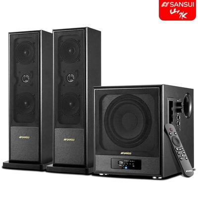 Домашняя Bluetooth-акустическая система SANSUI 60C с сабвуфером и функцией KTV, штепсель CN (адаптер в комплекте)