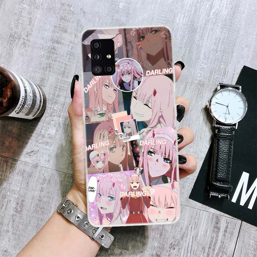 Zero Two Darling In The FranXX Phone Case For Samsung Galaxy A12 A22 A32 A42 A52 A72 A51 A71 5G A41 A31 A21 A02S M12 M21 M31 M30