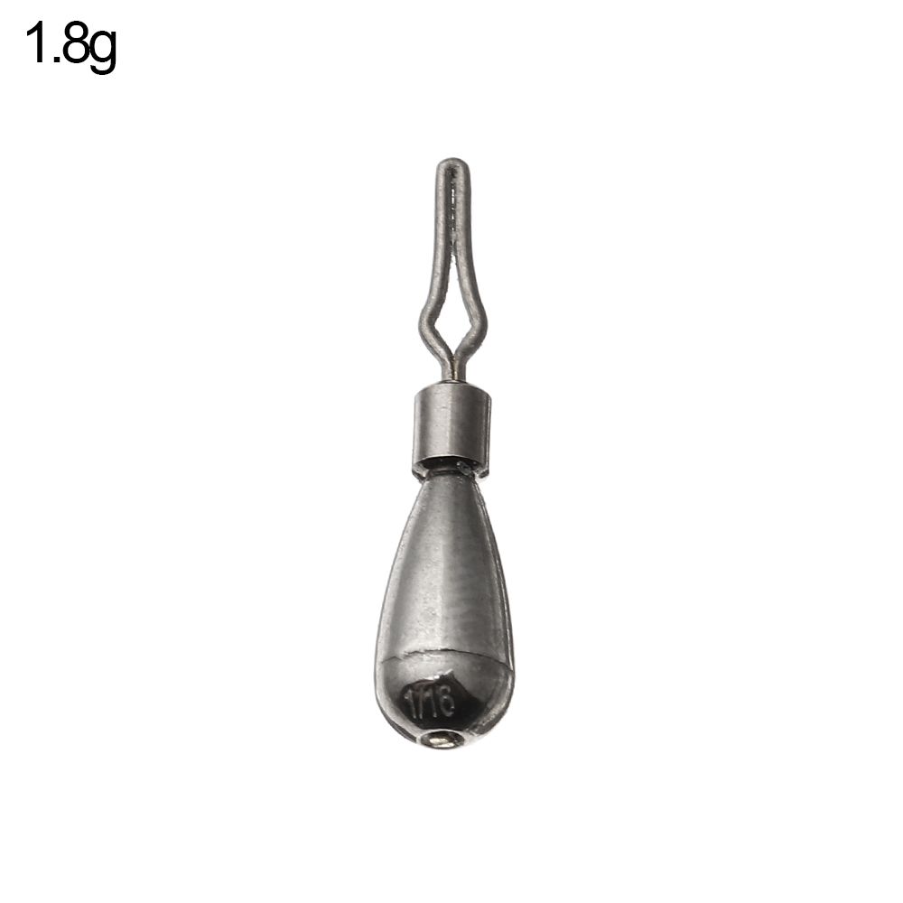 Drop Shot Weights 360 Degree Rotatable Hook Connector Line Sinkers Fishing Tungsten Fall Sinker