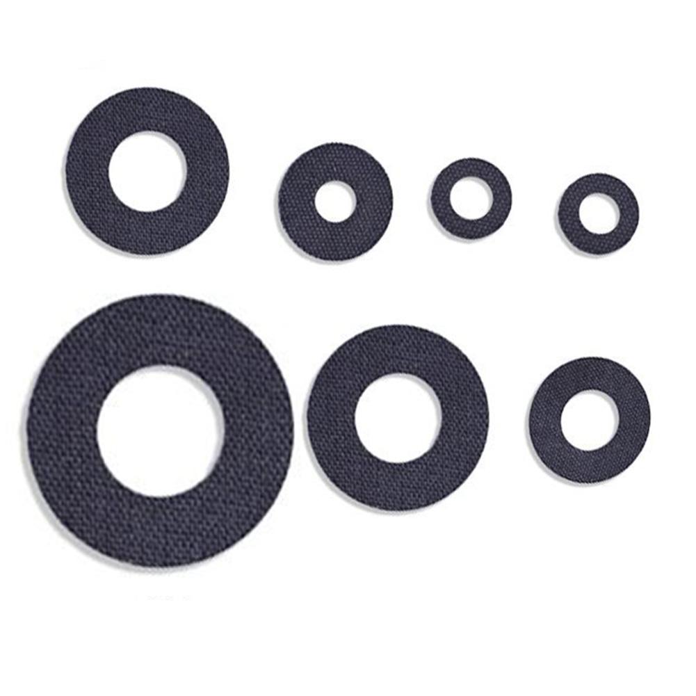 Black Washers Wheels Brakes 18×8×0.5mm 21.1×10.1×0.5mm