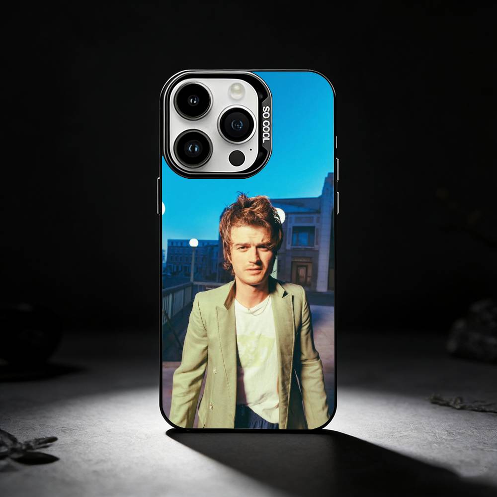 D-Djo Joe K-Keery Singer Phone Case For iPhone 17,16,15,14,13,12,11 Plus,Pro Max,XS,Colored silver phone case