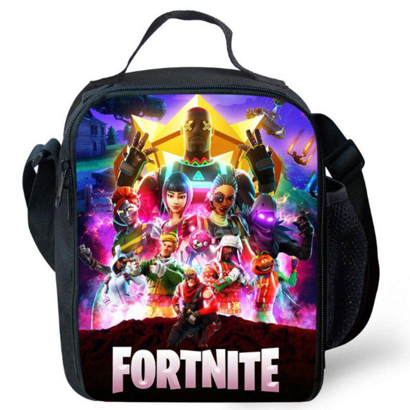 Fortnite Battle Royale Пакеты для закусок Упакуйте обед стильно в этот вместительный и прочный ланч-бокс