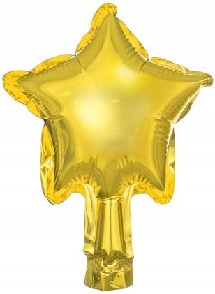 Balony Foliowe Gwiazdka, 12Cm, Złoty 25Szt.
