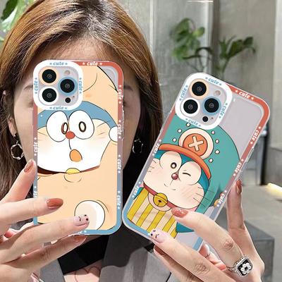 Чехол для телефона Doraemon в стиле аниме для iPhone 11, 12, 13 Mini Pro Max 14 Pro Max, чехол