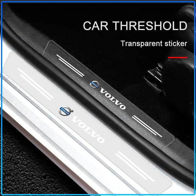 Защитная накладка на порог автомобиля Прозрачная наклейка Для Volvo XC90 XC60 XC70 XC40 V90 V60 V40 C70 C30 S80