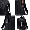 Arctic Hunter B00478 Black Men' Waterproof City Backpack for 15.6" Laptop for Work