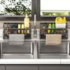 1pc Kitchen Sink Storage Rack Kitchen Sink Organizer with Window-View - Modern Storage Solution for Bathroom and Kitchen Utensils