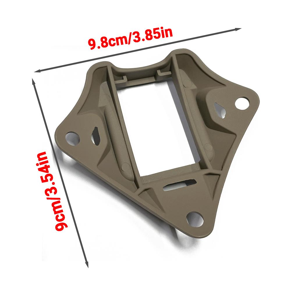 Тактическое шлемное крепление-рамка NVG кожух Алюминиевый адаптер 3 отверстия Скелетное крепление ARC рельса Для шлема FAST MICH Аксессуар