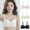 Retro Lace Underwire-Free Bra: Breathable, Comfortable, Summer Style for Small Chest, Thin Cup