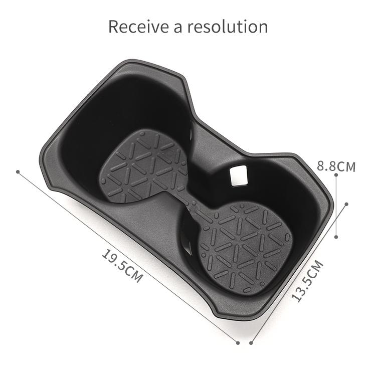 Для Toyota RAV4 2019 - 2025 TPE Подстаканник Ящик для хранения Амортизирующий Органайзер-лоток на центральный подлокотник Аксессуары для интерьера автомобиля