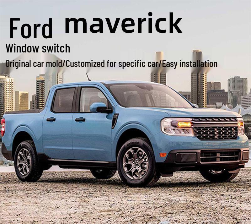Отделка накладки кнопки стеклоподъемника из углеродного волокна для Ford Maverick 2022-2024