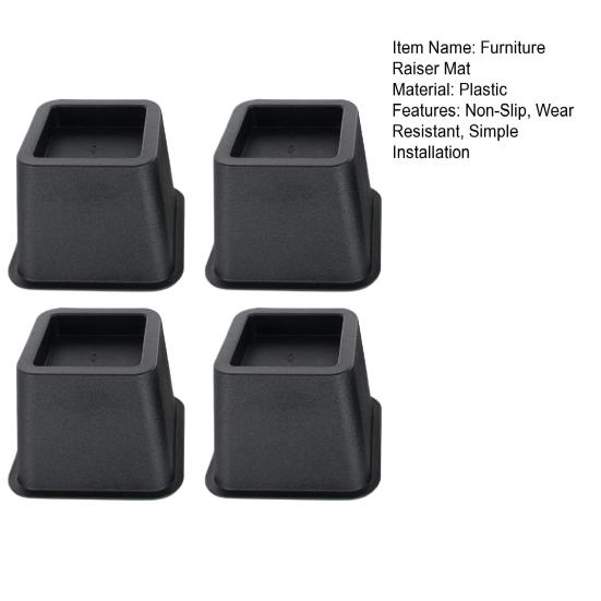 4/6 шт. прочные подставки для стульев и кроватей, мебельные коврики для ног, нескользящие, износостойкие