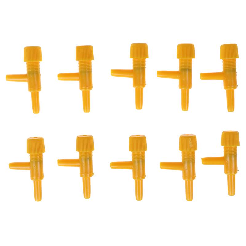 10 шт., аквариумная воздухопроводная трубка, клапан регулировки объемного расхода, кислородный воздушный насос, бак