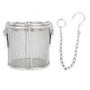 Stainless Steel Spice Seasoning Strainer Spice Filter Tea Strainer with Extended Chain Hook Fine