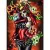 Full 5D Diy Diamond Painting Red Skull Woman Embroidery Cross Stitch Home Decor Handmade Gift