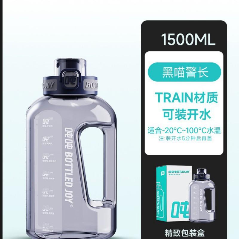 Large Tritan Water Bottle With Straw 2500ml Outdoor Sports Hydration Cup Gym Hiking Camping Adult Use