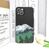 Мультяшный Чехол для Телефона с Принтом Пейзажа Поля и Горы для iPhone 17 16 12 11 14 13 15 Pro Max Mini X XS MAX XR 7 8 Plus Мягкая Крышка