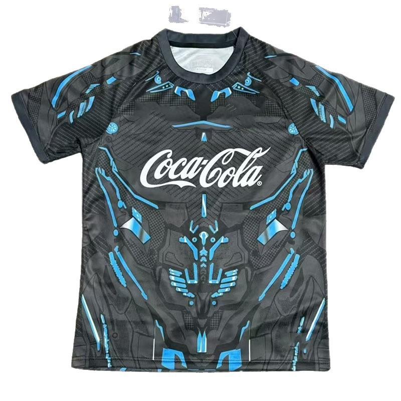 Napoli Pre-Match Training Jersey Mens Short Sleeve Football Shirt Breathable Bamboo Fiber Sportswear