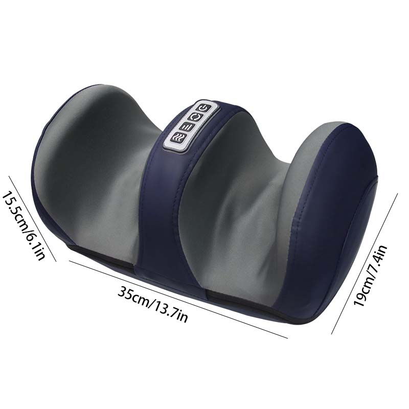 Массажер для стоп и ног Шиацу - Вилка США 110 В-130 В, Глубокий массаж, Функция нагрева, Без запаха, Идеальный подарок, Рождество Г